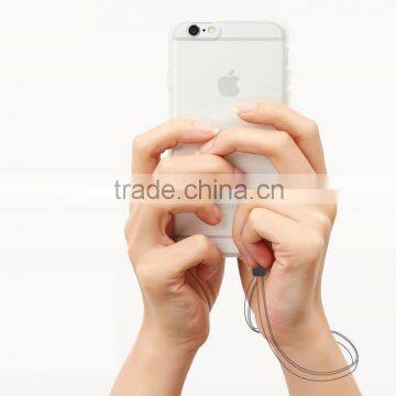 Wholesale Cheap TPU Material Round Metal Cellphone Case Cover With Lanyard for Iface Brand for Apple Iphone 6 /6s photo-2