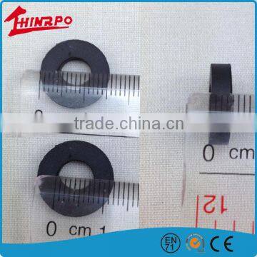 Custom made 50-60 hardness black rubber round silicone flat seal ring