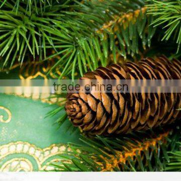 Decorative Pinecone Craft For Christmas Tree Decoration Natural Glitter Pinecone