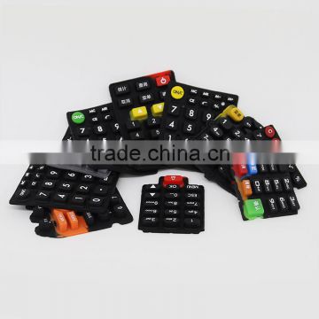 High quality custom silicone rubber keypad rapid prototyping