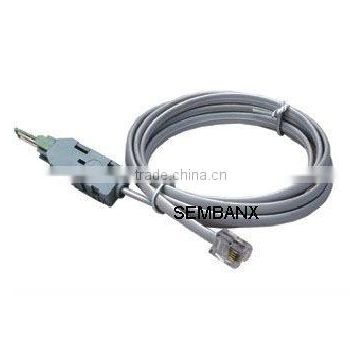 4 pole test cord with 6P4C plugs Telecommunication Accessories