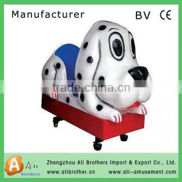 New arrival Kiddie ride on cute dog Electronic Happy Car Game Machine