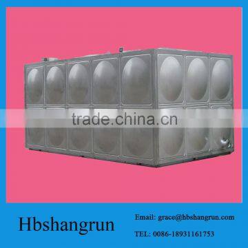 GRP sectional water storage tank with installation supervision