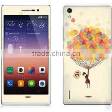 colorful skin sticker for HUAWEI P7