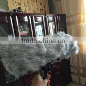 Fuzzy Windshield for Outdoor Shotgun Microphone , Good Noise Filter Windscreen for Recording Microphone photo-2