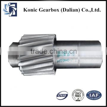 China wholesale high speed rotating helical gear shaft for twin screw extruder