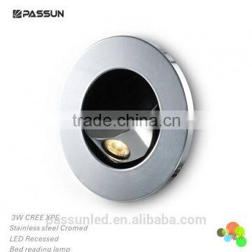 High Quality Square Indoor Recessed Led Bedside Light