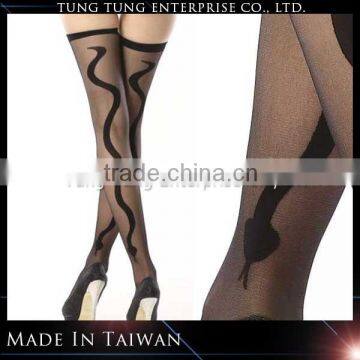 Taiwan Manufacturer Back Snake Japanese Silk Stockings