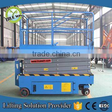 Champion seller China vertical electric hydraulic small indoor scissor lift / self propelled scissor lift