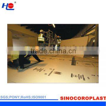 resistance grace and conductive polypropylene fluted honeycomb signboard