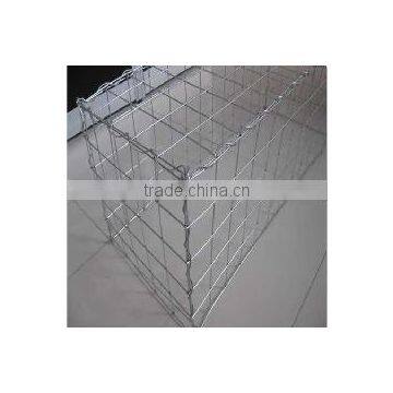 ISO 9001 factory supply galfan welded square hole square gabion box for sale