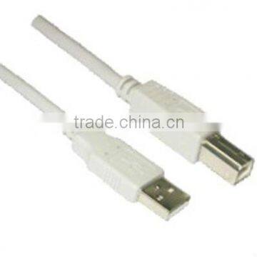 VCOM White AM / BM USB 2.0 Print Cable