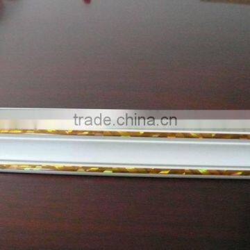 width 2- 6cm pvc profile for ceiling and wall decoration