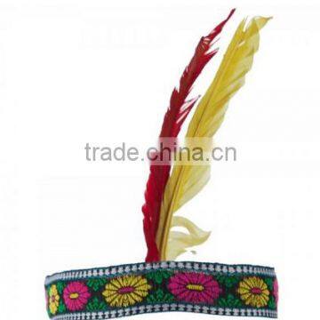 Indian Brave Feather Headdress Headband Costume Accessory photo-3