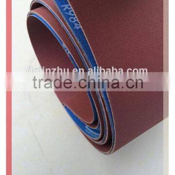 abrasive emery sanding belt in small belt machine