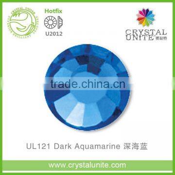 U2012 Dark Aquamarine Lead Free Hot Fix Rhinestone