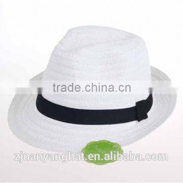 Popular homburg panama fedora Straw Hat