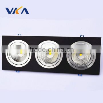 30W LED high pure aluminum popular Sharp COB chip recessed led cob ceiling light