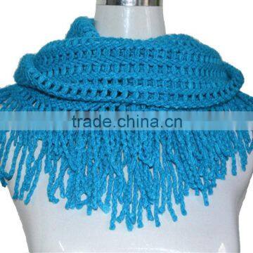 2016 High Quality Products 100% Acrylic Color Keeping Warm Knit Scarf