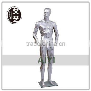 Fashion Silver Chrome Male Mannequin Mold