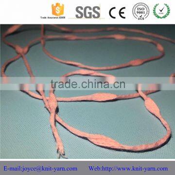 China Cheap Cotton 2.8NM Sausage Knitting Yarn photo-3