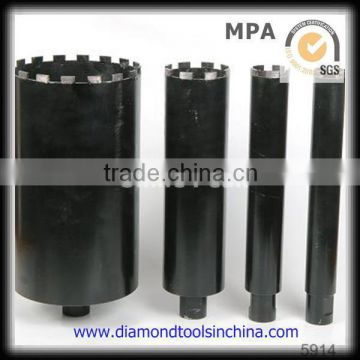 Dry Coring Turbo Diamond Segments Core Drill Bits for Concrete