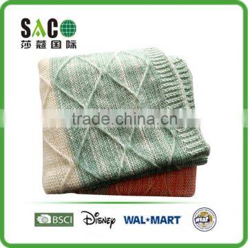 Corlorful Plying Contrast Color Piece Acrylic Scarf photo-2