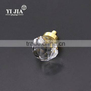 Gold Finish Jewelry Box Crystal Beads Knobs photo-2