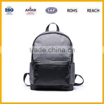 Snowflake material PU leather travel casual backpack