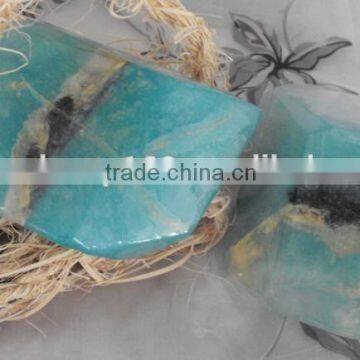 New product jewel green rock soap,stone soap