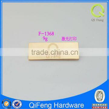 Custom Metal Tag Handbag Accessories Metal