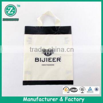 2016 Wholesale customized logo PO PE side gusset plastic bag