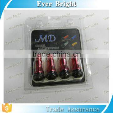 Auto Valve Tri Color Dust Cap Car Tubeless Tire Valve