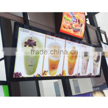 Indoor Advertising High Brightness Magnetic LED Restaurant Backlit Sign