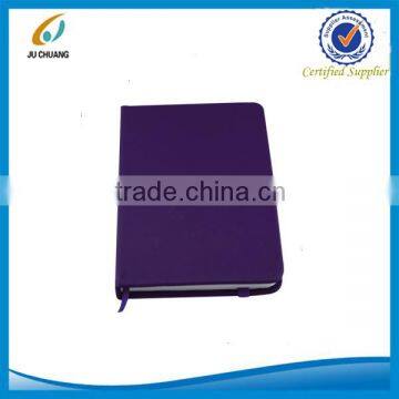 PU note book with ribbon bookmarker