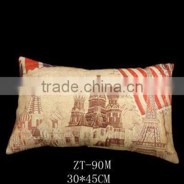Nature Linen Material Custom Size And Printed Pillow Cover photo-4