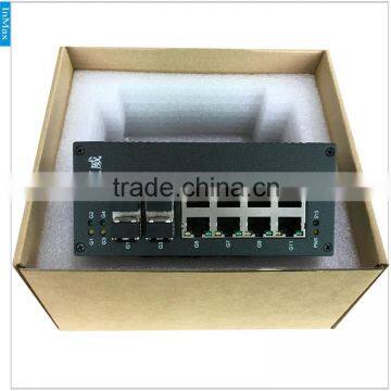4x1000BaseX SFP Slots and 8x10/100/1000BaseT(X) Ports Full Gigabit Industrial Network Switch I712A photo-4
