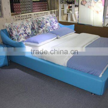 Modern Bedroom Furniture,Bedroom Furniture Set,Luxury Leather Bed photo-2