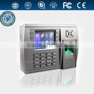 10000 fingerprint capacity access control system with 3.5'' LCD display