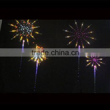 Made in China customized Size Smart WiFi color fiber optic ceiling design giving Shooting Star,Twinkle star , Fireworks effect