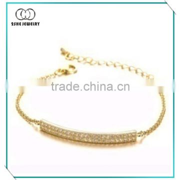 Hot sale silver material type zircon bracelet