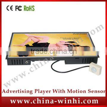 15.6 inch TFT supermarket high definition 16:9 motion sensor led panel indoor led display screen digital advertising mirror