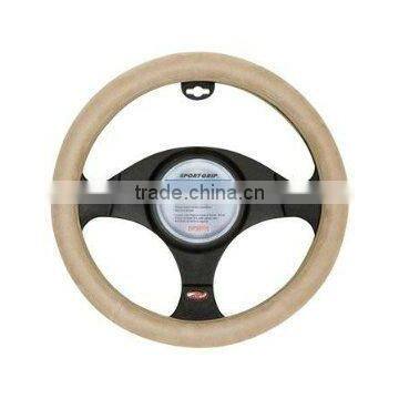 tan memory foam steering wheel cover