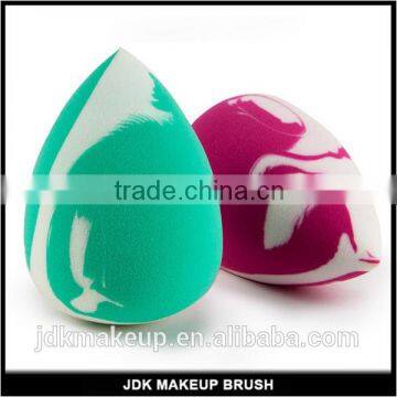 JDK Washable Latex Free Rainbow Mixed color Egg shaped Makeup Sponge