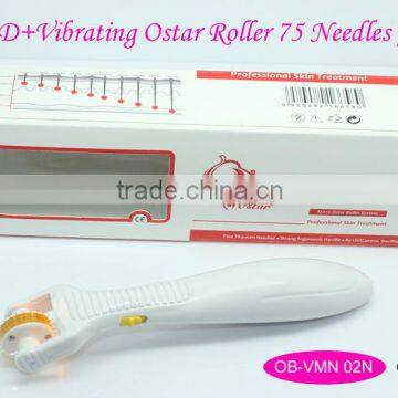 Micro beauty roller photon vibrating derma roller for stretch marks removal