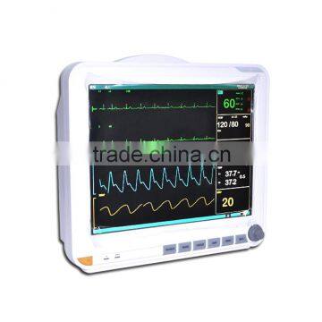 CE&ISO Cheap Professional Medical Large Touch Screen Handheld Portable Multi-Parameter Patient Monitor for Clinic Use-Shelly photo-3
