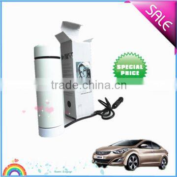 New 12V Car Electric Kettle Holder Auto Heating Mug Travel Heated Cup Hot Water Heater For Coffee Tea