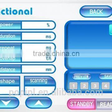 Laser Frakcyjny CO2 Maszyna Nawierzchni Skory POP IPL