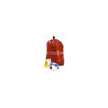 8-10 Gallon /Customized Red Medical Waste Bags wdl310