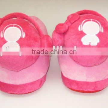 high quality plush indoor animal slippers/cheap wholesale slippers/comfortable slippers